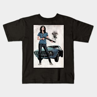 Live the ponygirl life and drive a mustang Kids T-Shirt